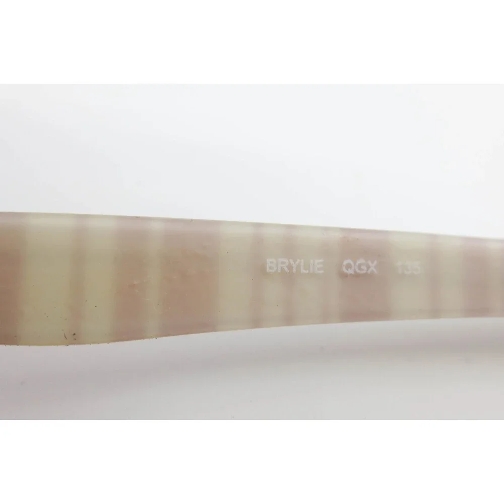 Kate Spade Brylie QGX Pink Striped Rectangular Eyeglass Frames 49-15-135